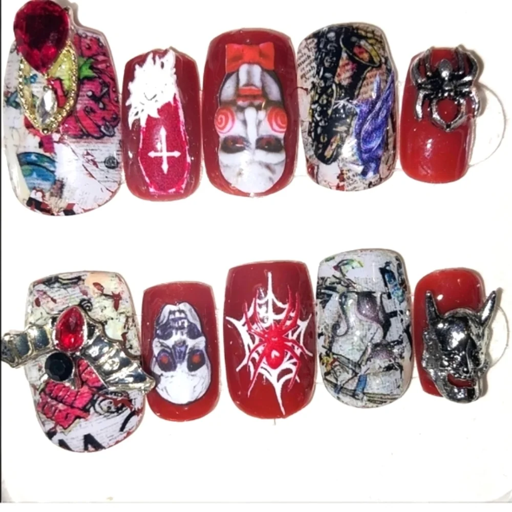 Handmade gothic nail